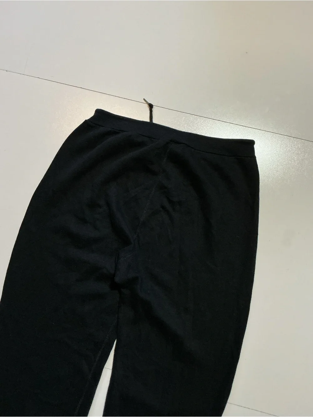 Vintage 80s Made In USA Sportswear Black Fleece 50/50 Track Jogger Sweatpants